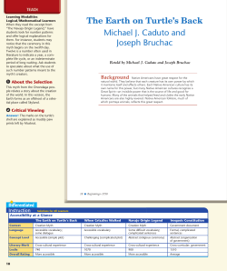 Earth on Turtle`s Back