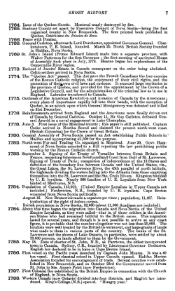 SHORT HISTORY 1764. Issue of the Quebec Gazette. Montreal