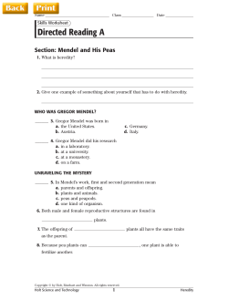 Directed Reading A