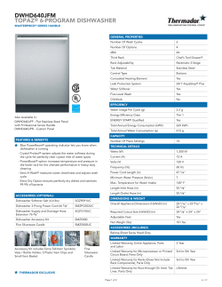 dwhd640jfm topaz&reg; 6-program dishwasher