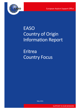 (COI) report entitled `Eritrea Country Focus`