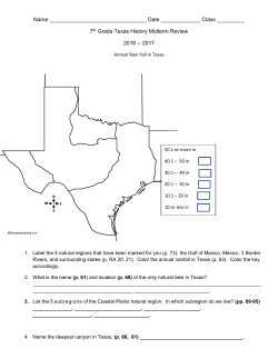 7th__Texas History_Semester_Exam Review