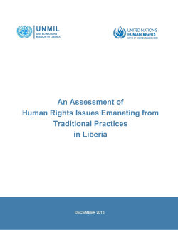 Human Rights and Traditional Practices
