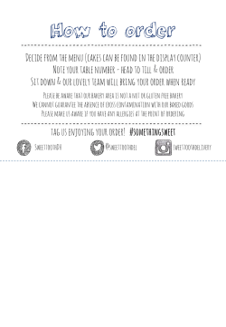 How to order - Sweet Tooth Delivery