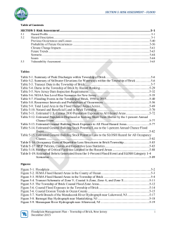 SECTION 5 Risk Assessment