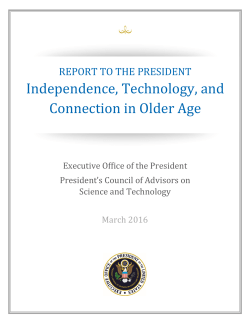 Independence, Technology, and Connection in Older Age