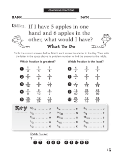 If I have 5 apples in one hand and 6 apples in the other, what would