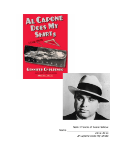 Al Capone Does My Shirts