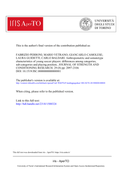 iris - AperTO This is the author`s final version of the