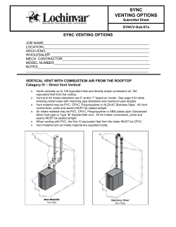 sync venting options