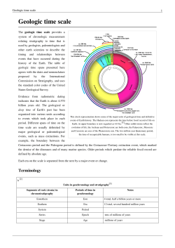 Geologic time scale