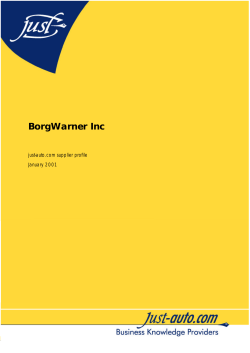 BorgWarner Inc