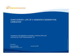 ican3 survey: life of a sandwich generation caregiver