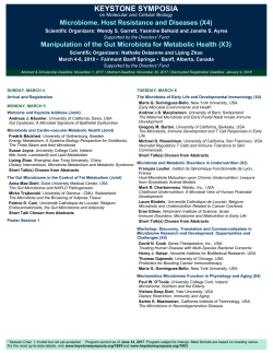Flyer - Keystone Symposia