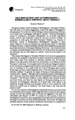 SELF.REFLECTION AND AUTOBIOGRAPHY-