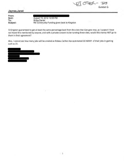 Additional Public Correspondence