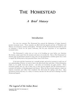 THE HOMESTEAD