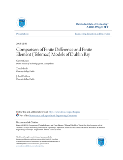 Comparison of Finite Difference and Finite Element
