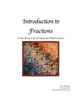 Fractions unit - WordPress.com