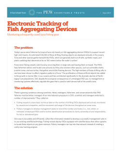Electronic Tracking of Fish Aggregating Devices