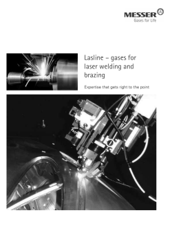 Lasline – gases for laser welding and brazing