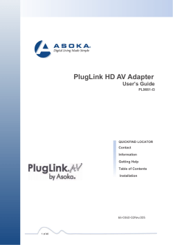 PlugLink HD AV Adapter