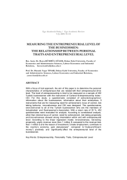 how entrepreneurial are the businessmen