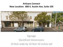 Signage Storefront Dimensions 19 feet wide by 10 feet 10 inches tall