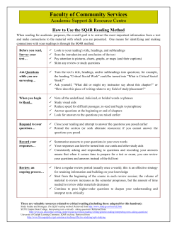 How to Use the SQ4R Method