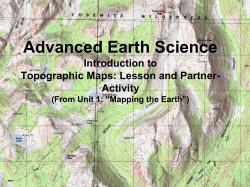 Advanced Earth Science