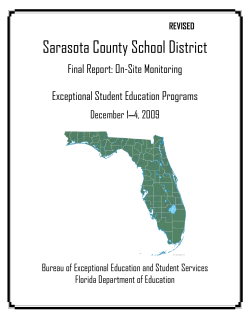 2009-10 On-Site - Florida Department Of Education