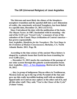 The UR (Universal Religion) of Jos&eacute; Arg&uuml;elles