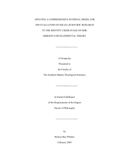 Applying a Comprehensive-Internal Model for the