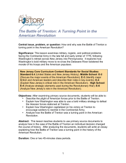 The Battle of Trenton: A Turning Point in the American Revolution