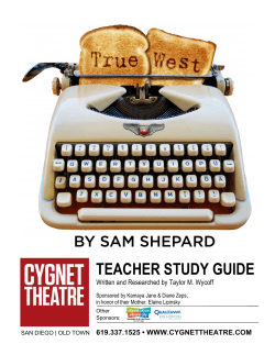 TEACHER STUDY GUIDE