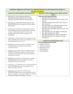 Florida Core Reading Gr 3-8