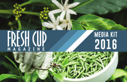 media kit - Fresh Cup Magazine