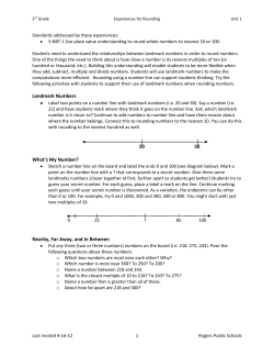 Landmark Numbers 20 30 What`s My Number? Nearby, Far Away