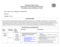 CPR (Curriculum-Pacing-Resources)