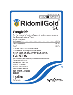 Fungicide CAUTION 1gallon