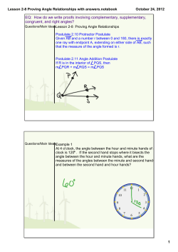 Lesson 2-8 Proving Angle Relationships with answers.notebook