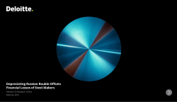 Depreciating Russian Rouble Offsets Financial Losses of