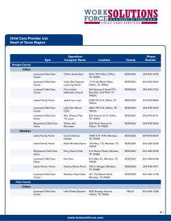 Operation - Workforce Solutions for the Heart of Texas