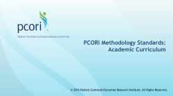 Standards for Formulating Research Questions