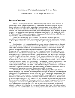 Swimming not Drowning: Reimagining Body and Desire in