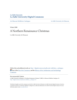 A Northern Renaissance Christmas - La Salle University Digital