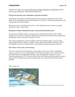 Hydropower - Oregon State University Extension Service