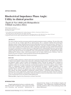 Bioelectrical Impedance Phase Angle: Utility in clinical