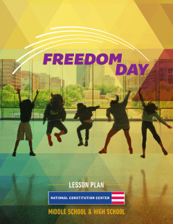 lesson plan - National Constitution Center