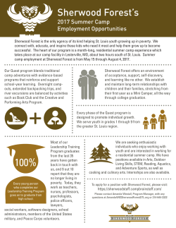 Sherwood Forest`s - School of Social Work